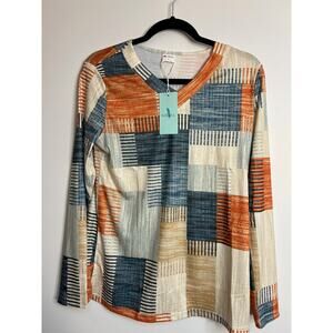 Womens Wiholl VNeck Top NWT Size Small